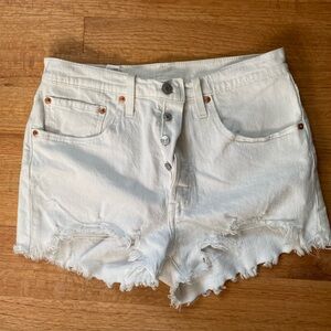Levi’s Hi-Waist Denim Shorts
